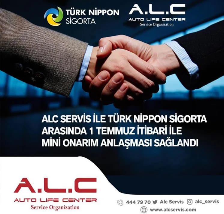 ALC Service Agreed with Türk Nippon Insurance for ‘Mini Repair’